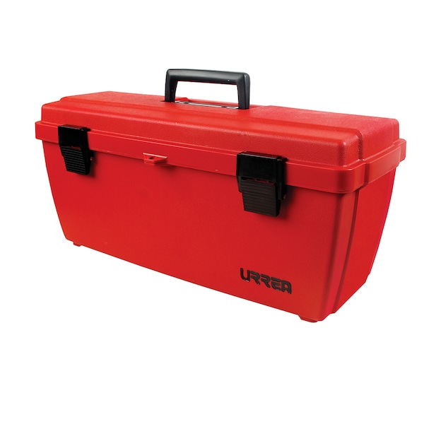 Urrea 20 in, plastic tool box with plastic latches 9901 Zoro